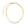 3mm Flat Ball Disc Bracelet (I374)