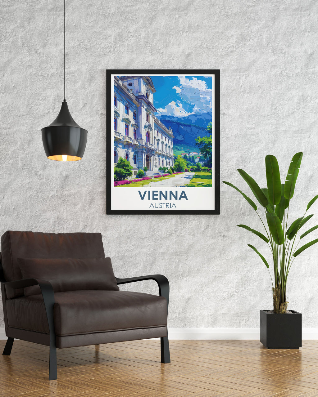 Vienna Fine Travel Posters Belvedere Palace Beautiful Art Austria Perfect Wall Art