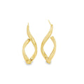 Twist Infinity Dangle Earrings (K362A)