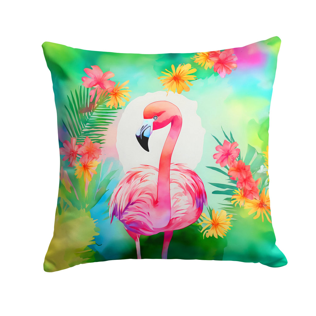 Hippie Animal Flamingo Throw Pillow