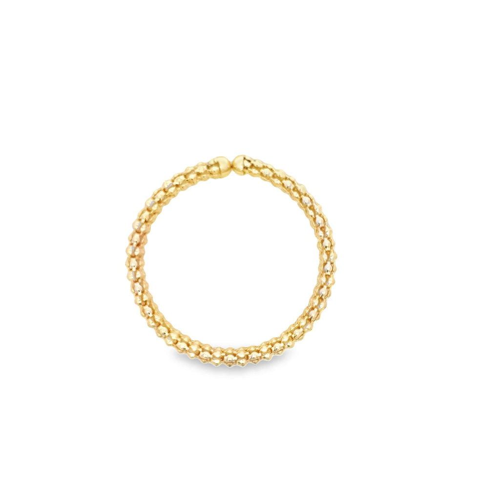 10mm Popcorn Coreana Chain Cuff Bangle (B1)